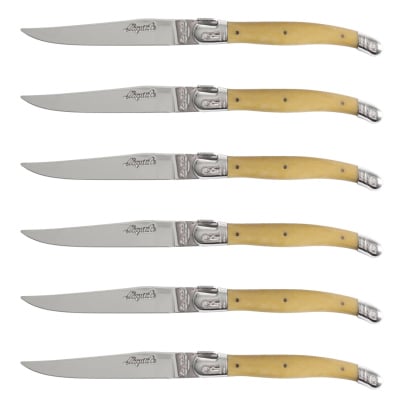 Jean Dubost Laguiole Steakmessen Hoorn