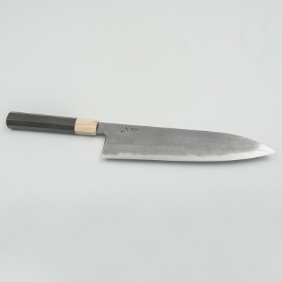 JNS Kokorozashi Tanaka Aogami 1 Damast Kasumi Gyuto 24.5 cm
