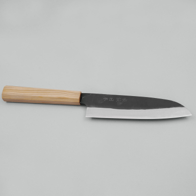 Kazoku Aogami 2 Kurouchi Olive Santoku 17 cm