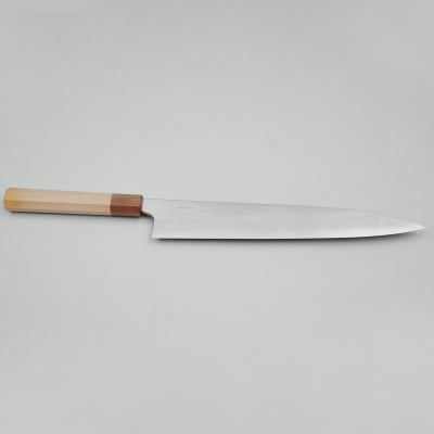 Naoki Mazaki Handforged Aogami #2 Sujihiki 27 cm
