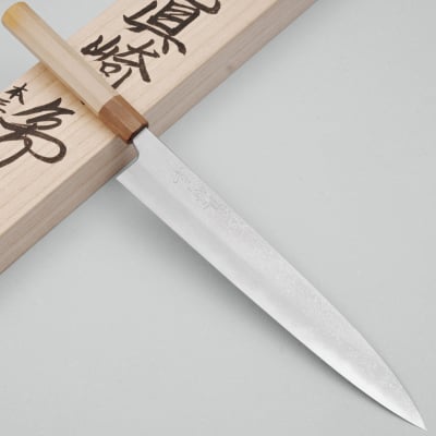 Naoki Mazaki Handforged Aogami #2 Sujihiki 27 cm
