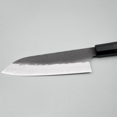 Nigara VG-XEOS Tsuchime Kurouchi Ebony Santoku 17 cm
