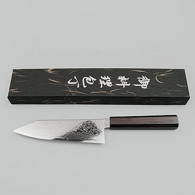 Hatsukokoro Ryuhyo SG2 Damast Ebony Bunka 18 cm