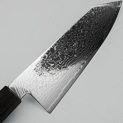 Hatsukokoro Ryuhyo SG2 Damast Ebony Bunka 18 cm