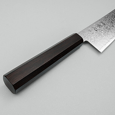 Hatsukokoro Ryuhyo SG2 Damast Ebony Gyuto 21 cm