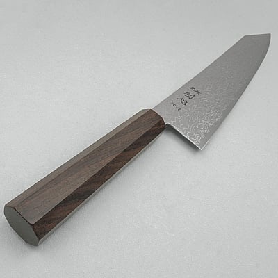 Hatsukokoro Ryuhyo SG2 Damast Ebony Kiritsuke Gyuto 24 cm