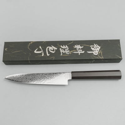 Hatsukokoro Ryuhyo SG2 Damast Ebony Petty 15 cm