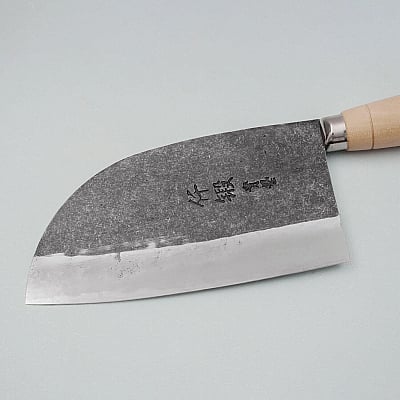 Hatsukokoro Sentan Aogami #2 Tall Santoku 19 cm