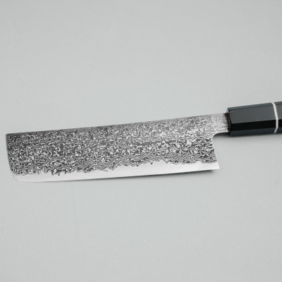 Shigeki Tanaka SG2 Damascus Nakiri Ebony 17 cm