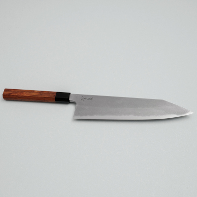 JNS Kokorozashi Tanaka Shirogami 1 Damast Kasumi Gyuto 24.5 cm
