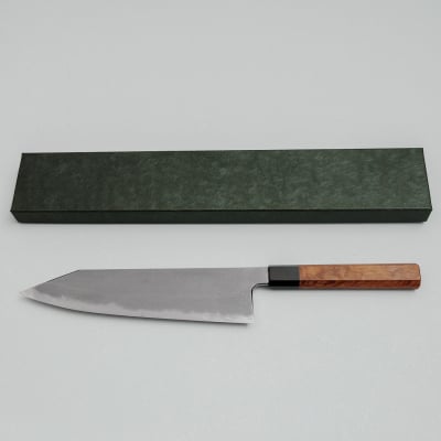 JNS Kokorozashi Tanaka Shirogami 1 Damast Kasumi Gyuto 24.5 cm