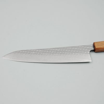 Tsunehisa AUS10 Nawame Damast Gyuto 21 cm