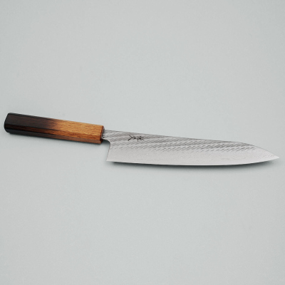 Tsunehisa AUS10 Nawame Damast Gyuto 21 cm