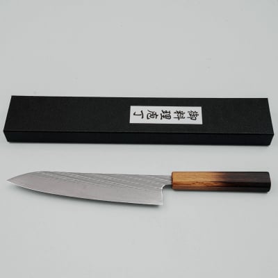 Tsunehisa AUS10 Nawame Damast Gyuto 21 cm