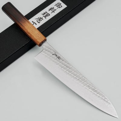 Tsunehisa AUS10 Nawame Damast Gyuto 21 cm