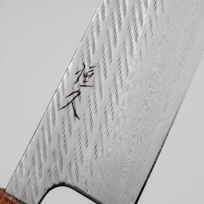 Tsunehisa AUS10 Nawame Damast Gyuto 21 cm