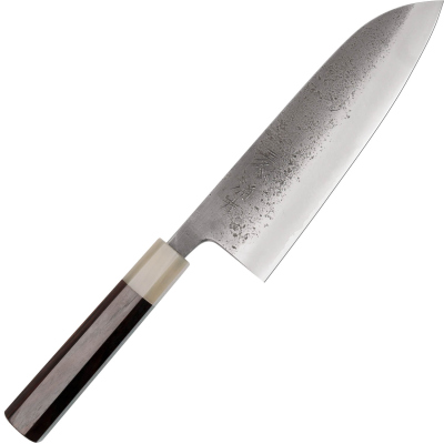 Kazoku x Wakui Kurouchi Shirogami #2 Santoku 18 cm