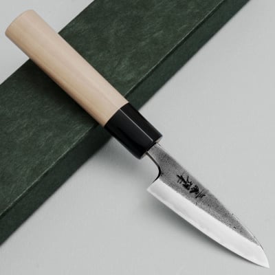 Wakui Shirogami #2 Kurouchi Petty 8.5 cm