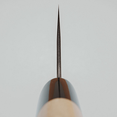 Wakui Shirogami #2 Kurouchi Santoku 16 cm