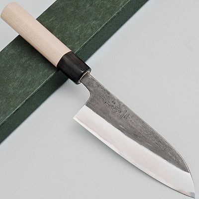 Wakui Machi Kurouchi V2 Santoku 15 cm