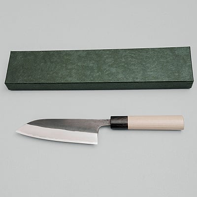 Wakui Machi Kurouchi V2 Santoku 15 cm
