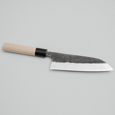 Wakui Machi Kurouchi V2 Santoku 16.5 cm