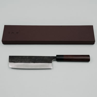 Yoshimi Kato Aogami Super Kurouchi Nakiri 16.5 cm