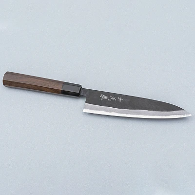 Shiro Kamo Aogami Super Walnut Petty 15 cm