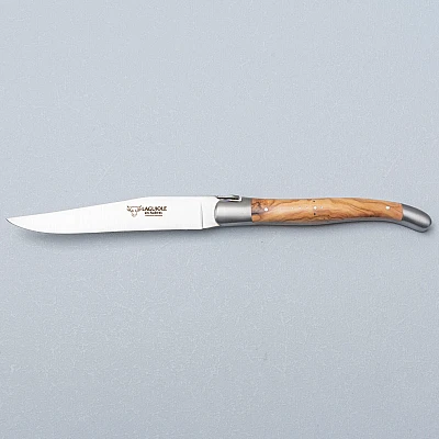 Laguiole en Aubrac Steakmessenset Olijf 4 delig