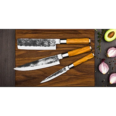 Olive Forged Koksmes 20 cm