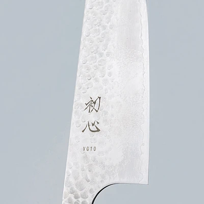 Hatsukokoro Hayabusa VG10 Tsuchime Santoku 18 cm