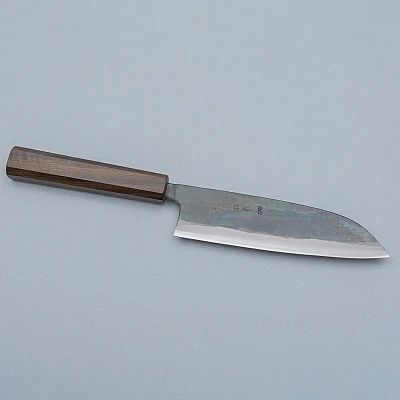 Hatsukokoro Kokugei Aogami Santoku 17 cm