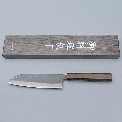Hatsukokoro Kokugei Aogami Santoku 17 cm