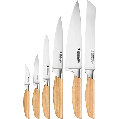 Henckels By Zwilling Pakkahouten Messenblok 7 delig - messenset