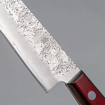 Tsunehisa Ginsan Nashiji Red Petty 13 cm