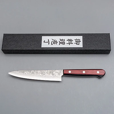 Tsunehisa Ginsan Nashiji Red Petty 13 cm