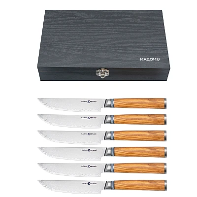 Kazoku Ketsugo Steakmessen set 12 cm (6 Delig)