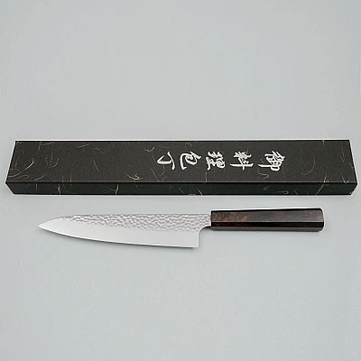Kazoku Uteki Premium Mono Ebony Gyuto 21 cm