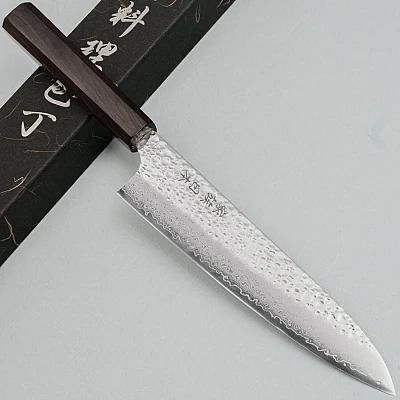 Kazoku Uteki Premium Mono Ebony Gyuto 21 cm