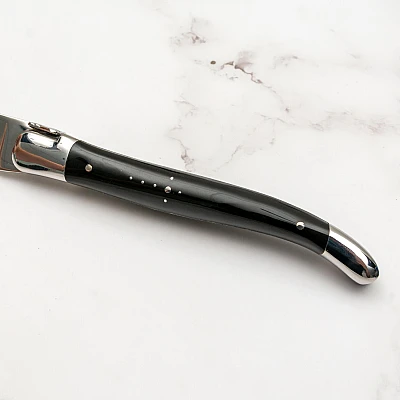 Laguiole en Aubrac Steakmessenset Buffelhoorn 6 delig