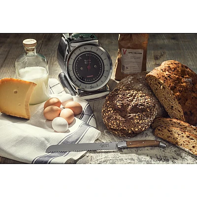 Laguiole Style de Vie Broodmes Olijfhout 20 cm