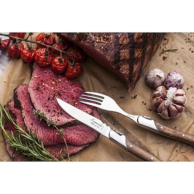 Laguiole Style de Vie Vorken Set Olijfhout 