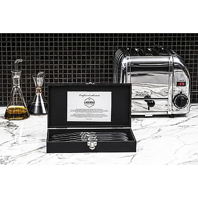 Laguiole Style de Vie Steakmessen Luxury Line Olijfhout