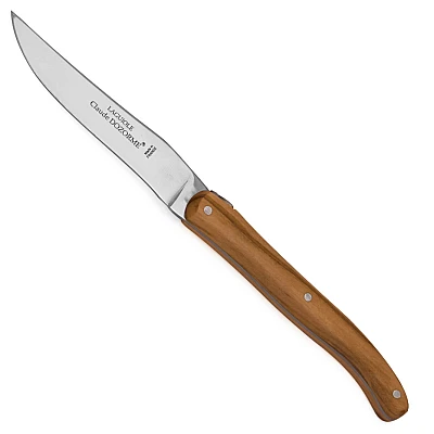 Laguiole Steakmessen Claude Dozorme Olijfhout