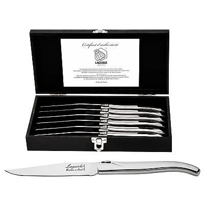 Laguiole Style de Vie Steakmessen Luxury Line RVS