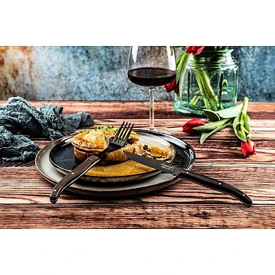 Laguiole Style de Vie Steakmessen Luxury Line Wengehout