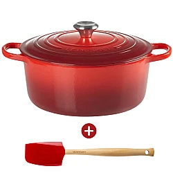 Le Creuset Signature Braadpan 24 cm Kersenrood