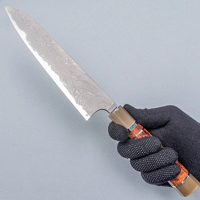 Nigara Aogami Twist Damast Hairline Gyuto 24 cm