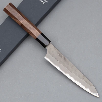 Nigara Aogami Super Migaki Walnut Petty 15 cm