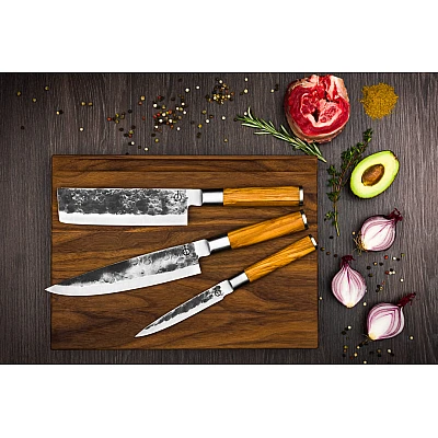 Olive Forged Messenset 3 delig